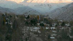 Así lucían buenas partes de Mendoza tras el regreso de la nieve