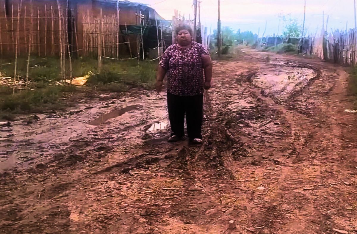 La tormenta histórica y el drama de Marita, vecina de un barrio olvidado