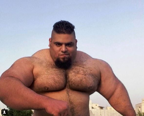 El Hulk iraní es sensación en Instagram
