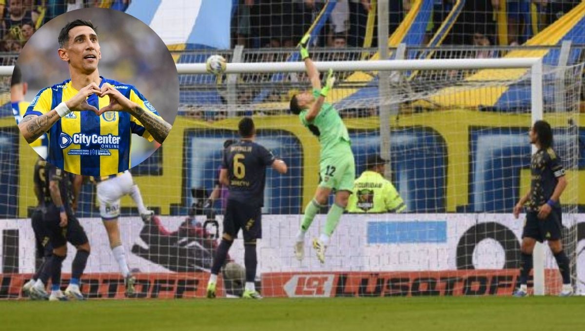 Di María convirtió un golazo ante Boca. 
