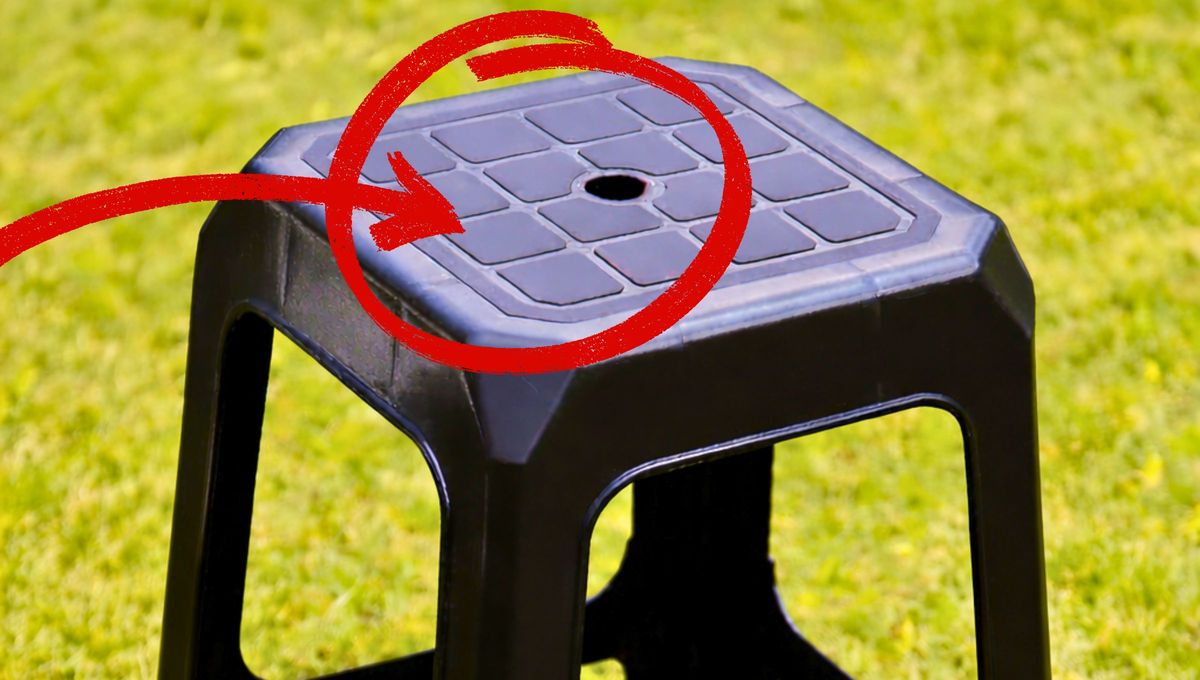 Qué quiere decir el agujero que llevan los banquitos de plástico: cuál es su función y para qué sirven