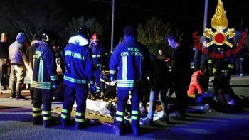Al menos seis muertos durante una estampida en un boliche de Italia