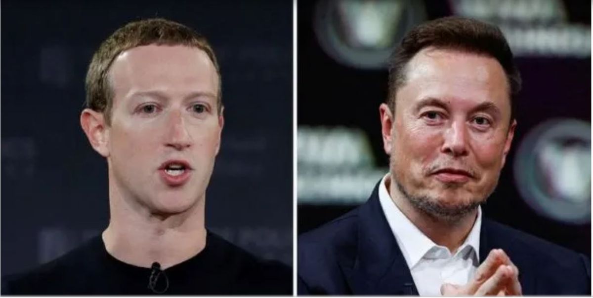 Rivalidad. : Elon Musk le dijo cornudo a Mark Zuckerberg.