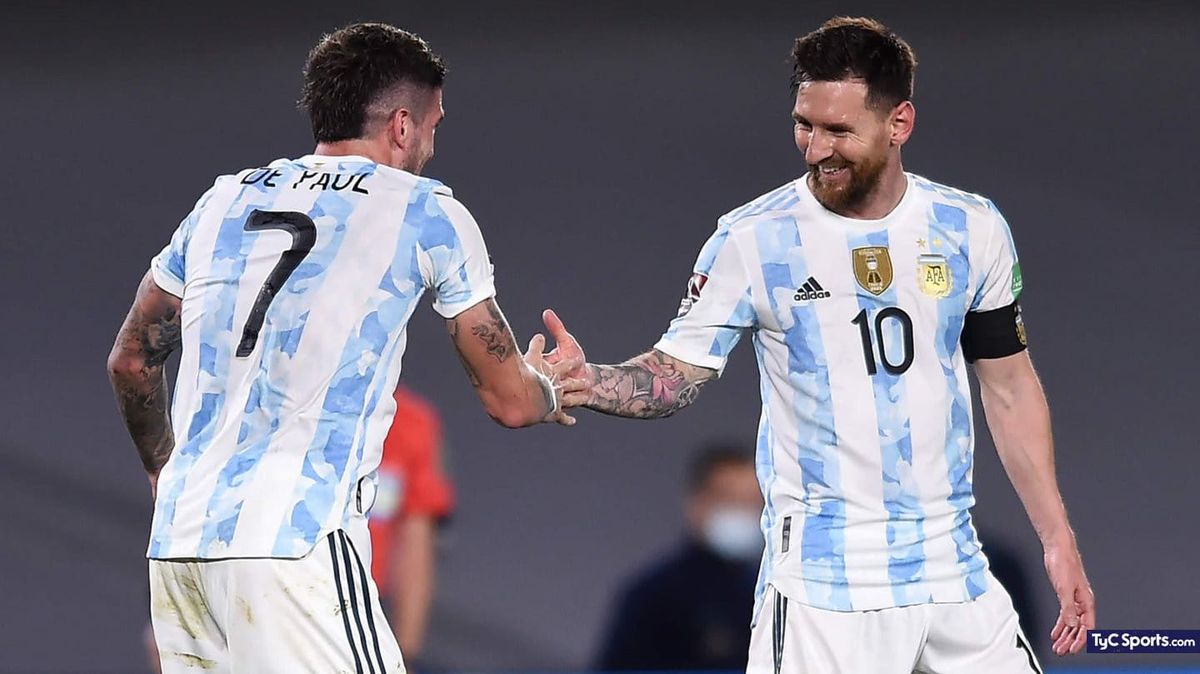 Messi y De Paul en los inicios de la era Scaloni. Messi y De Paul en los inicios de la era Scaloni. 