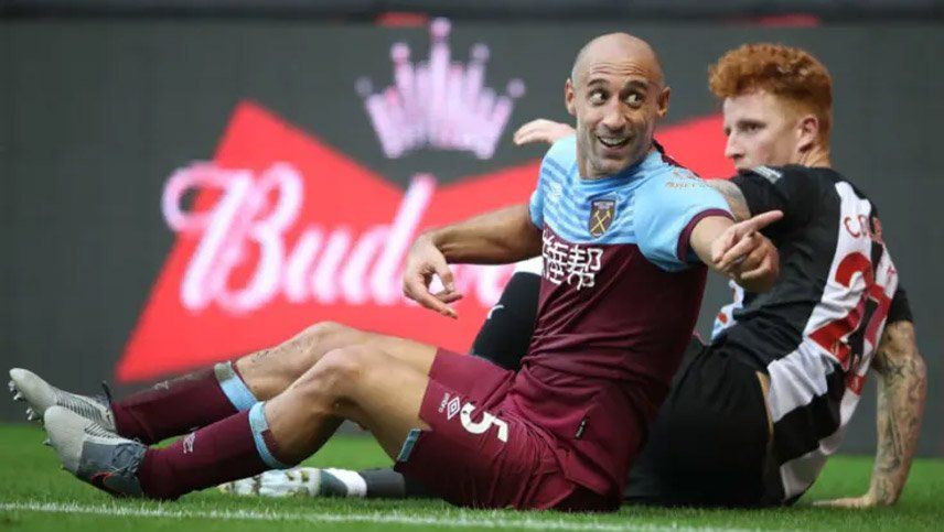 Pablo Zabaleta, entre los jugadores más sucios