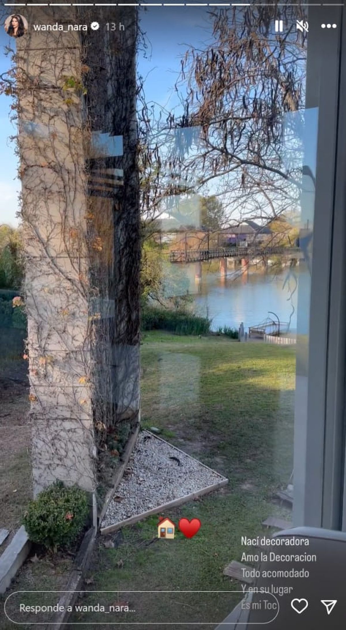 Parque de la casa de Wanda Nara y Mauro Icardi en Nordelta. Parque de la casa de Wanda Nara y Mauro Icardi en Nordelta.