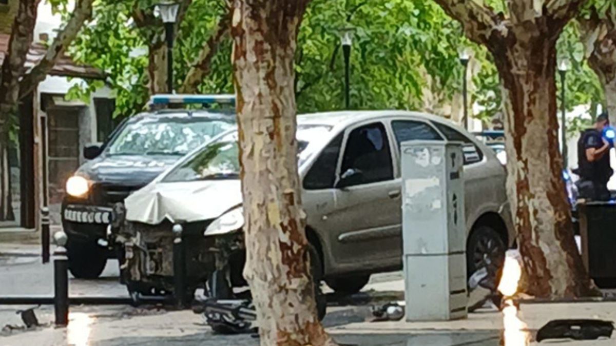 Un hombre de 54 años chocó contra pilardos y luminarias del Paseo Pellegrini, de San Rafael y los destrozó. Deberá pagar una multa millonaria. 