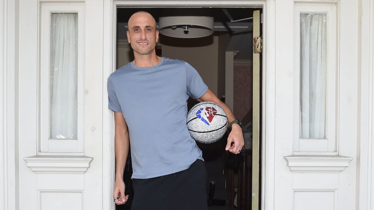 Manu Ginóbili, entre las leyendas de los 75 años de la NBA