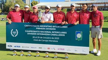 Histórico: el Club de Campo Mendoza es campeón del Argentino Interclubes de Golf