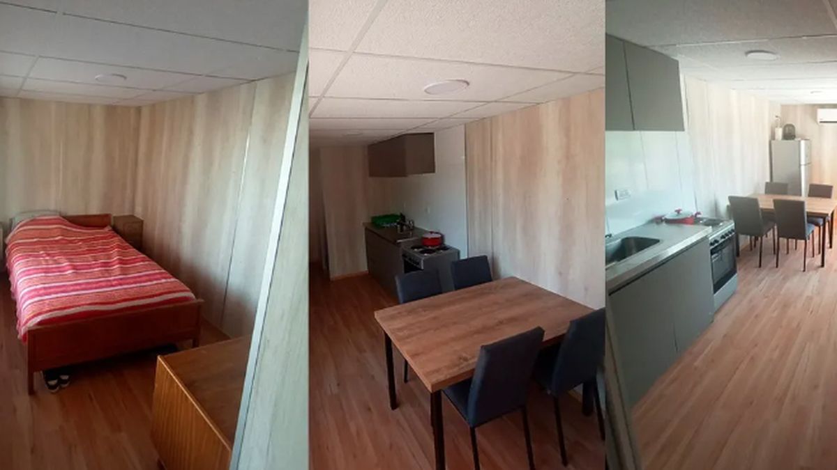 El interior de una Tiny House en detalle. El interior de una Tiny House en detalle.