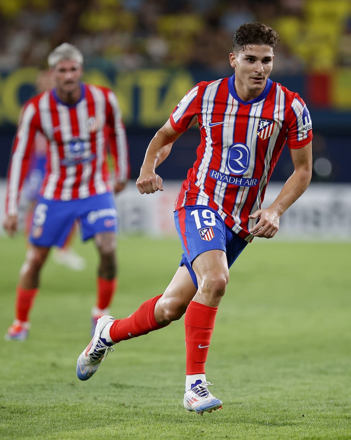 Julián Álvarez tuvo sus primeros minutos en el Atlético de Madrid. Julián Álvarez tuvo sus primeros minutos en el Atlético de Madrid.