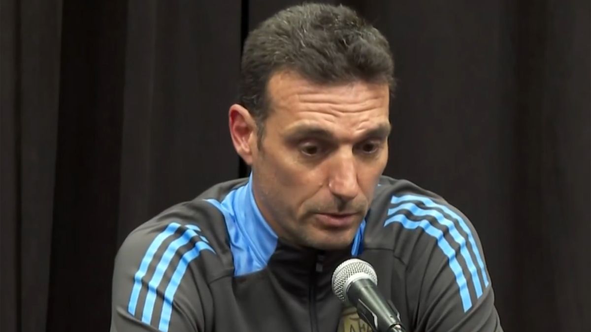Scaloni despidió a Russo antes del amistoso de la Selección argentina: 