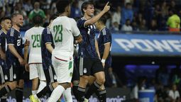 Nicolás Paz marcó un golazo ante Mauritania.