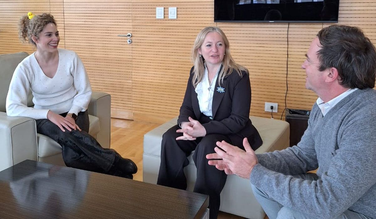 Lourdes Arrieta, Hebe Casado y David Litvinchuk.