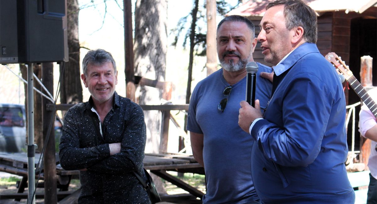 Luis Marquez, Ricardo Letard y Martín Aveiro.