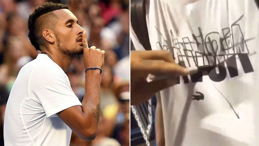 Kyrgios provocó a Djokovic de la peor manera