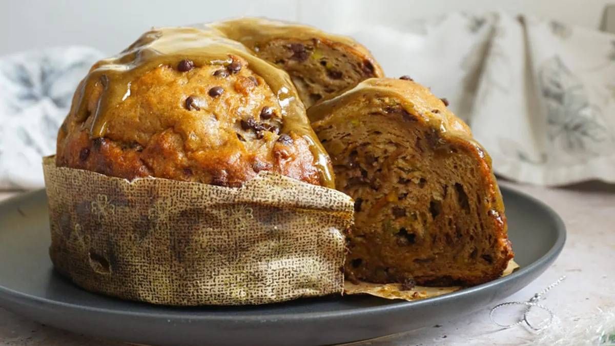 El panettone es una de las recetas de origen alem&aacute;n, parecido al pan dulce, que se prepara con masa madre.