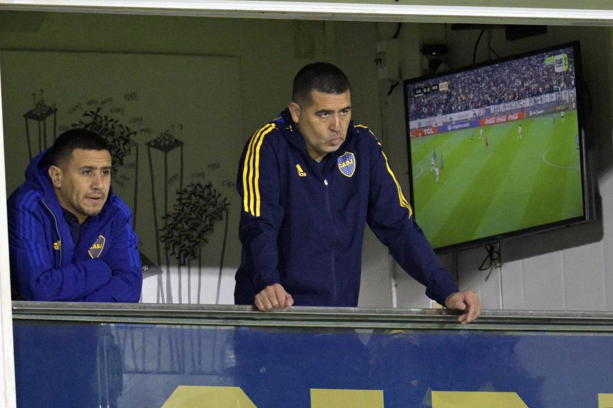 Cristian Riquelme es muy cercano a Román en Boca Cristian Riquelme es muy cercano a Román en Boca