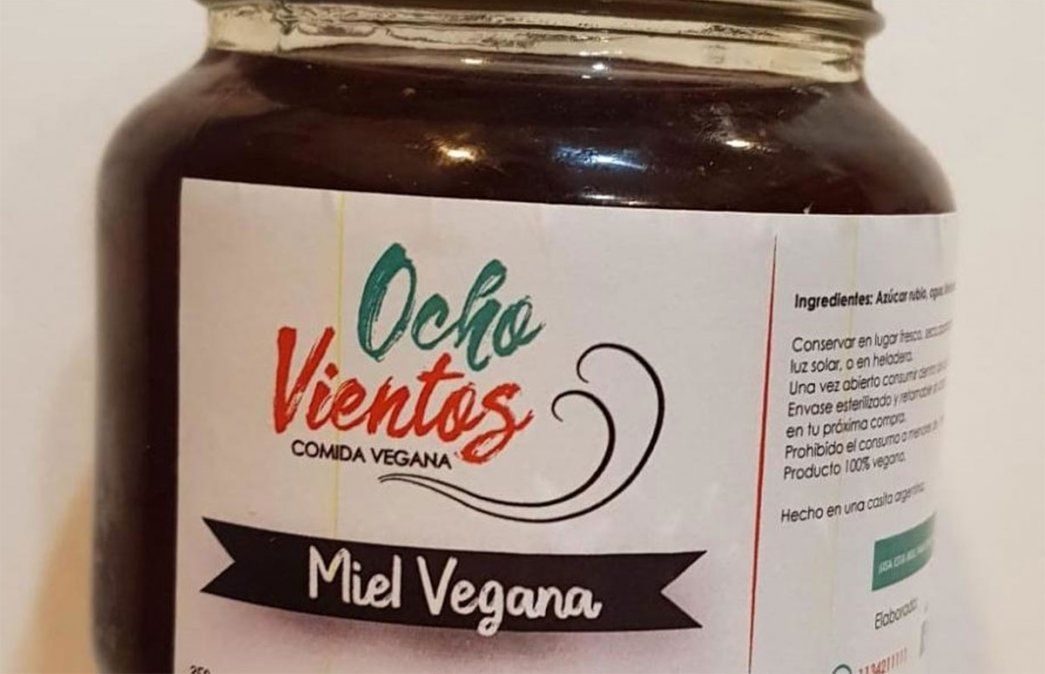 Según la ANMAT la miel vegana ocho vientos ni siquiera es miel.