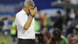 Crespo no pudo ocultar su fastidio