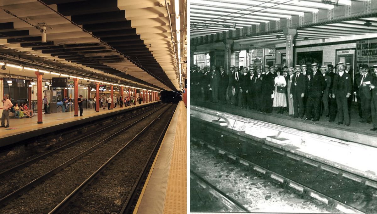 Un antes y un después de las estaciones de tren subterráneo o subte. Fuente Wikipedia y Museo Roca Un antes y un después de las estaciones de tren subterráneo o subte. Fuente Wikipedia y Museo Roca