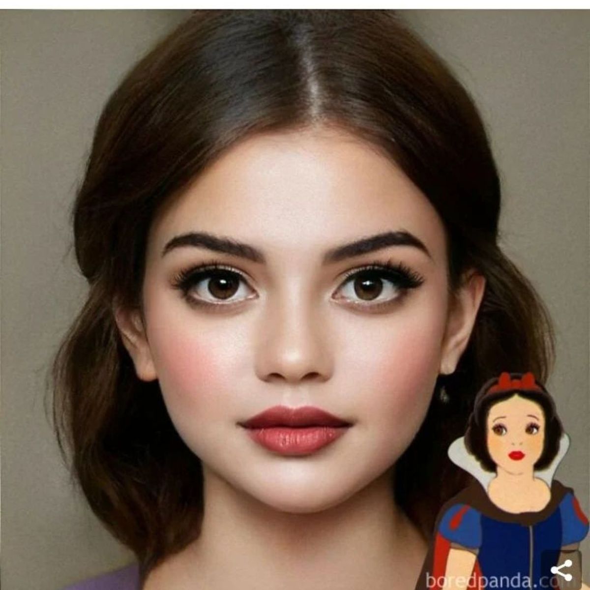 Blancanieves en la vida real, según la Inteligencia Artificial. Blancanieves en la vida real, según la Inteligencia Artificial.