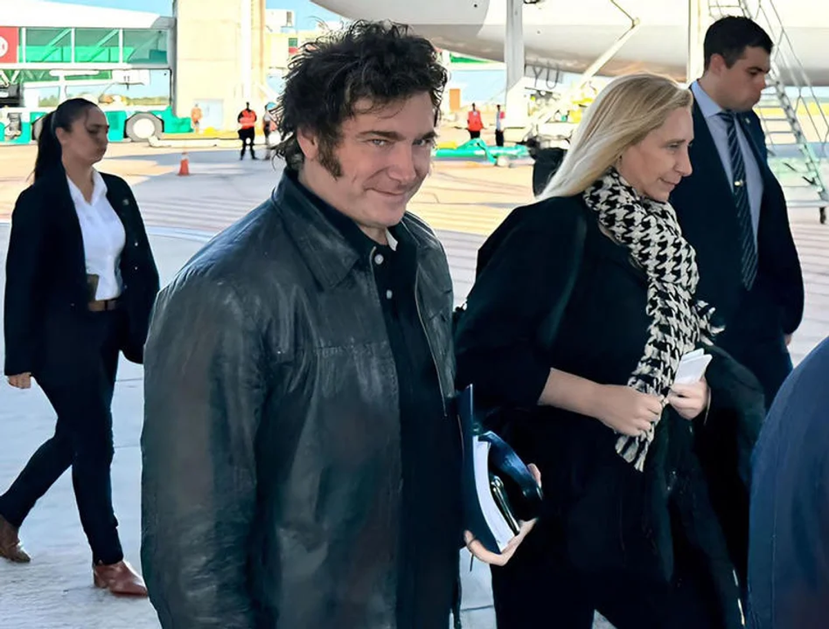 Javier Milei y la hermana, Karina, durante la gira por Italia, semanas atrás. Javier Milei y la hermana, Karina, durante la gira por Italia, semanas atrás.