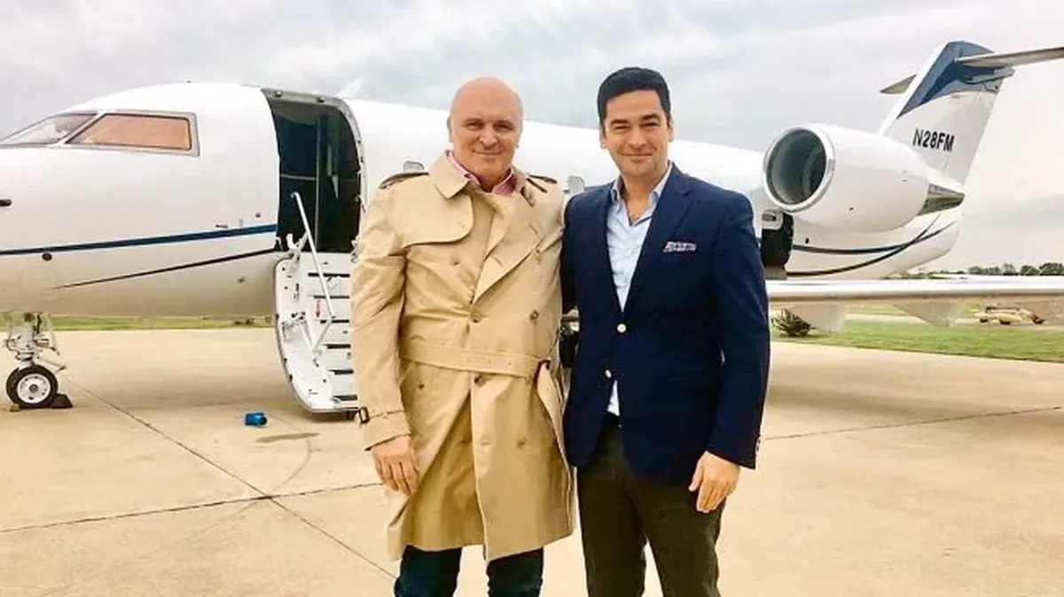 José Luis Espert y Fred Machado. José Luis Espert y Fred Machado.