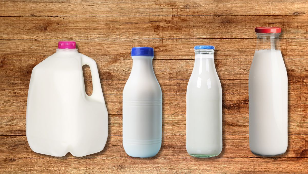 Qué significan los colores de las tapas en las botellas o bidones de leche