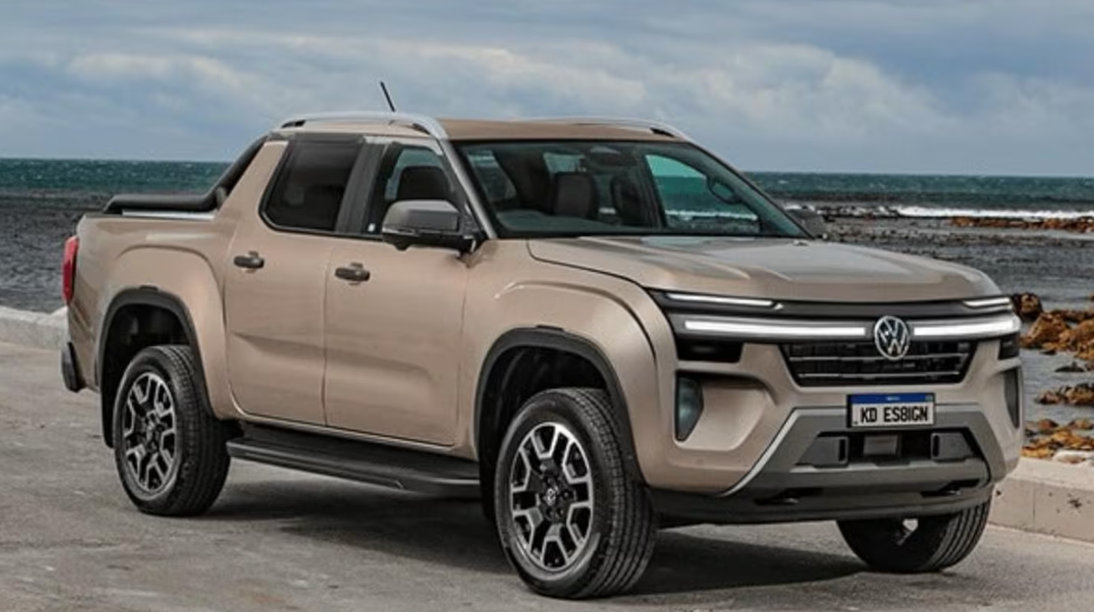 La proyección del diseño de la nueva Amarok 2027. La proyección del diseño de la nueva Amarok 2027.