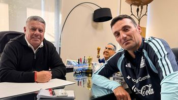 Mundial 2026: Lionel Scaloni y Chiqui Tapia, juntos a 23 días para el inicio de la Copa del Mundo Mundial 2026: Lionel Scaloni y Chiqui Tapia, juntos a 23 días para el inicio de la Copa del Mundo