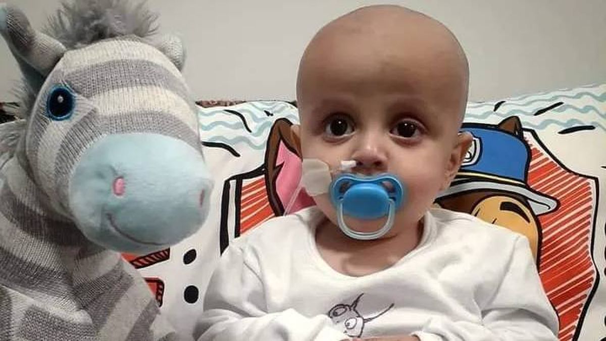 Una imagen de Felipe en plena internación. Y en pandemia. Una imagen de Felipe en plena internación. Y en pandemia.