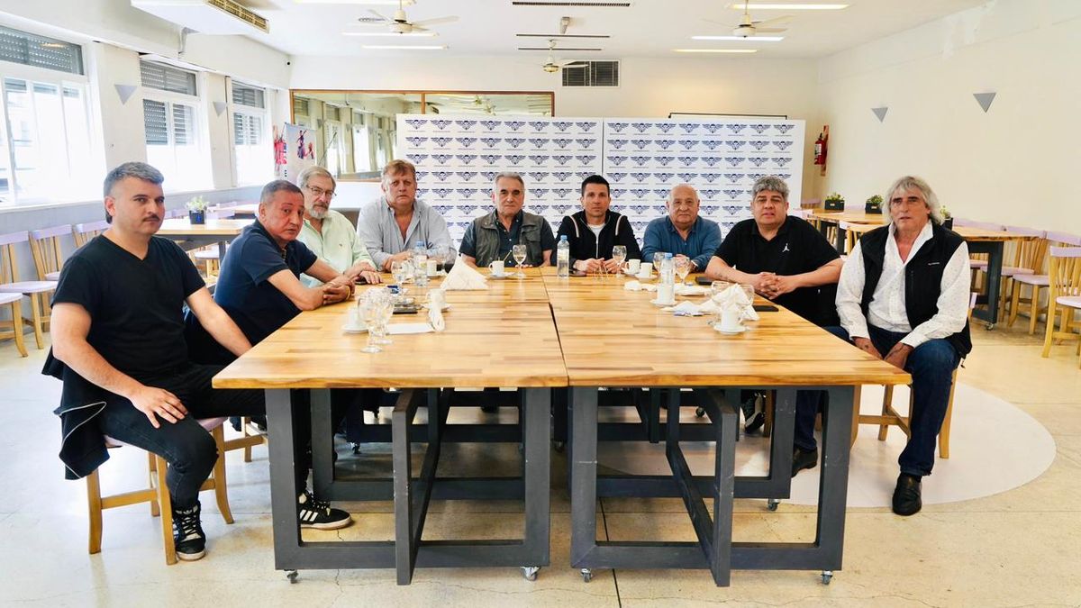 Los dirigentes no dialoguistas de la CGT, inclu&iacute;do Pablo Moyano.