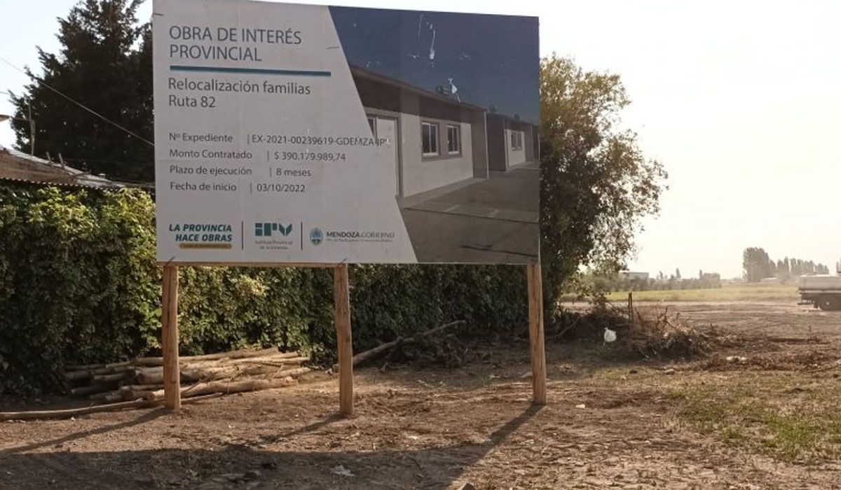 Ya está en construcción un barrio para relocalizar a 37 familias de la zona.