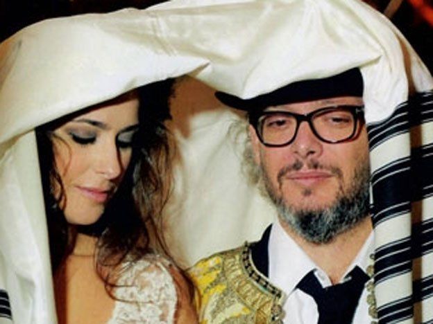 En fotos: el casamiento judío de Vanucci y Garfunkel