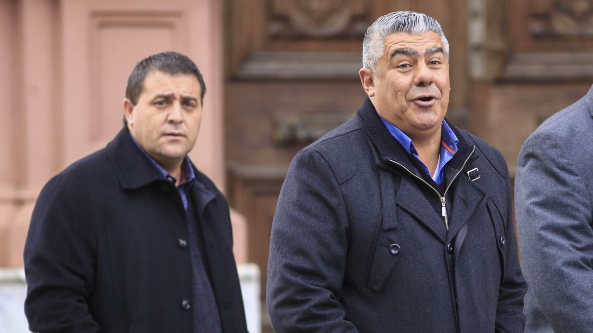 El tesorero Pablo Toviggino y el presidente de la AFA, Claudio “Chiqui” Tapia.