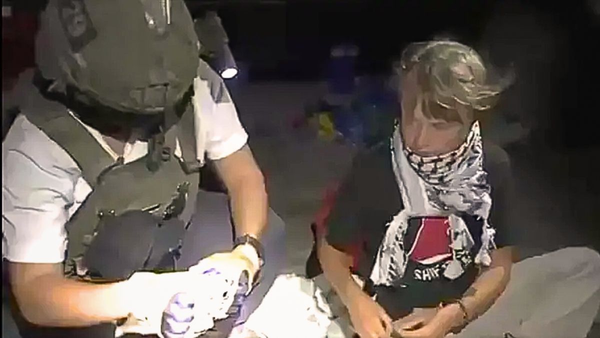 Israel mostró imágenes de la detención de Greta Thunberg