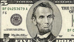 El billete de 5 dólares que sale 100.000 dólares.&nbsp;