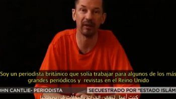 El Estado Islámico difundió un video de un periodista británico secuestrado en 2012
