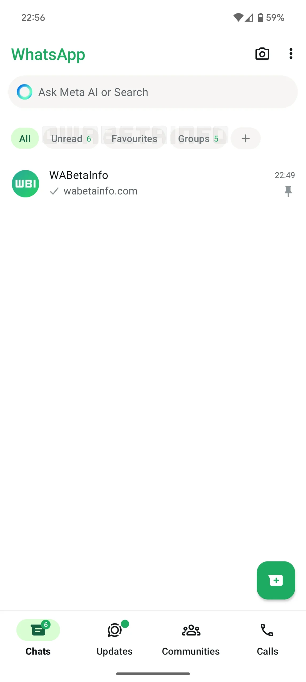 As&iacute; luce la nueva herramienta de WhatsApp. Foto: WABI.