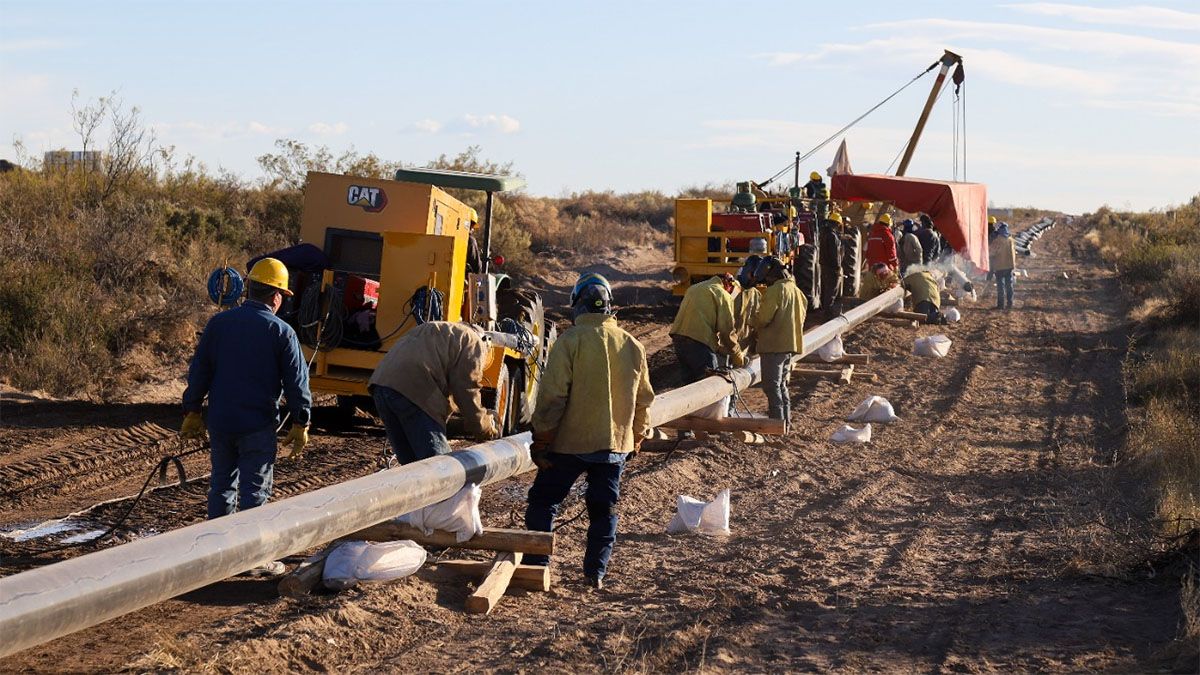 La obra del gasoducto se encuentra en un 90% de ejecución. La obra del gasoducto se encuentra en un 90% de ejecución.