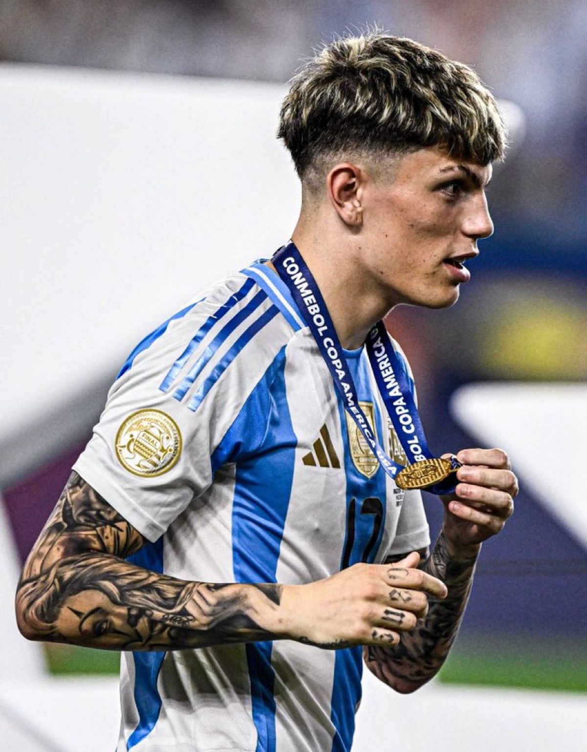 Garnacho quiere aportarle su talento a la Selecci&oacute;n argentina.