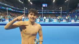 I{aki Basiloff. La natación obtuvo el primer oro para Argentina en los Juegos Paralímpicos París 2024.