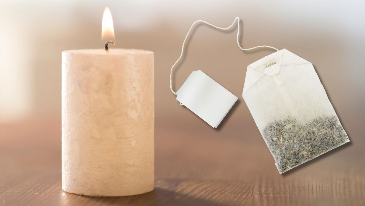 Cómo hacer velas usando los restos de té y mate cocido