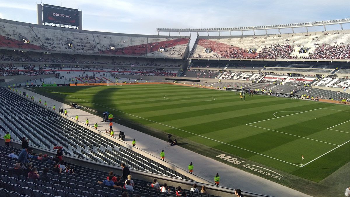 El estadio Monumental de River Plate. Foto: archivo El estadio Monumental de River Plate. Foto: archivo 