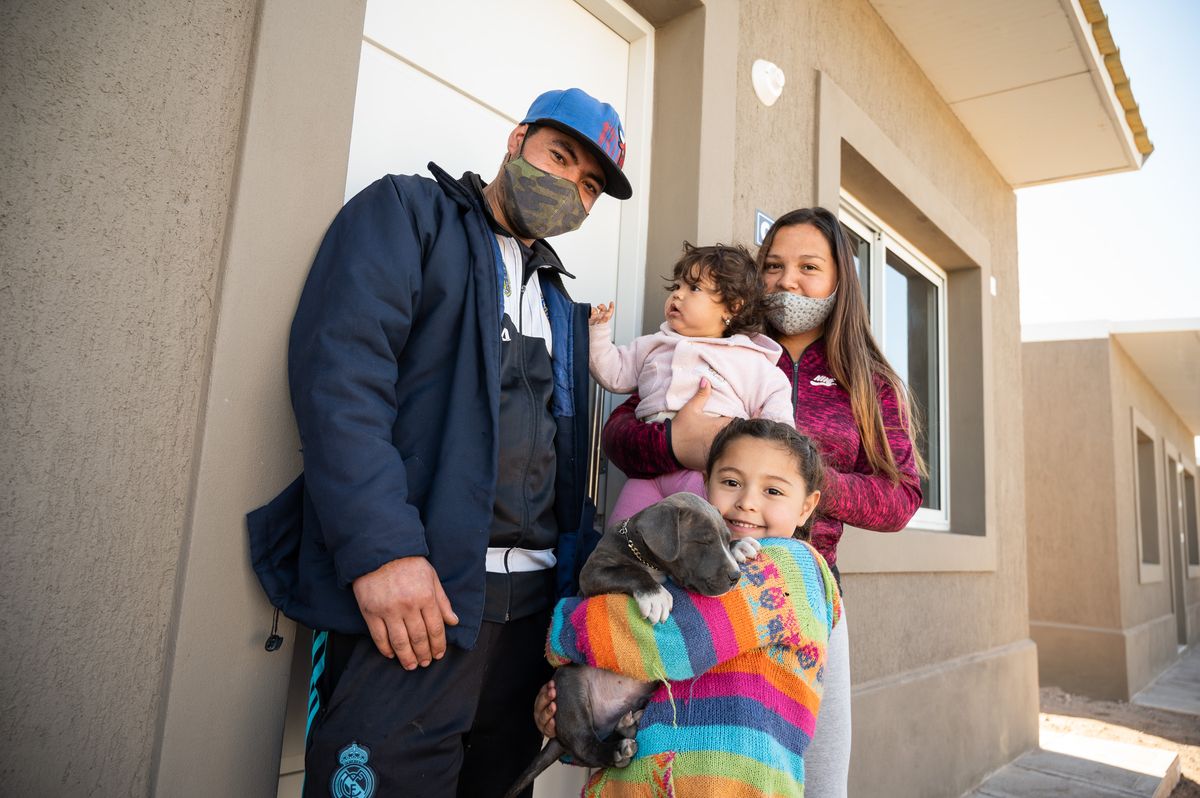 Maipú: el Gobierno entregó la tercera etapa del barrio Parque Norte