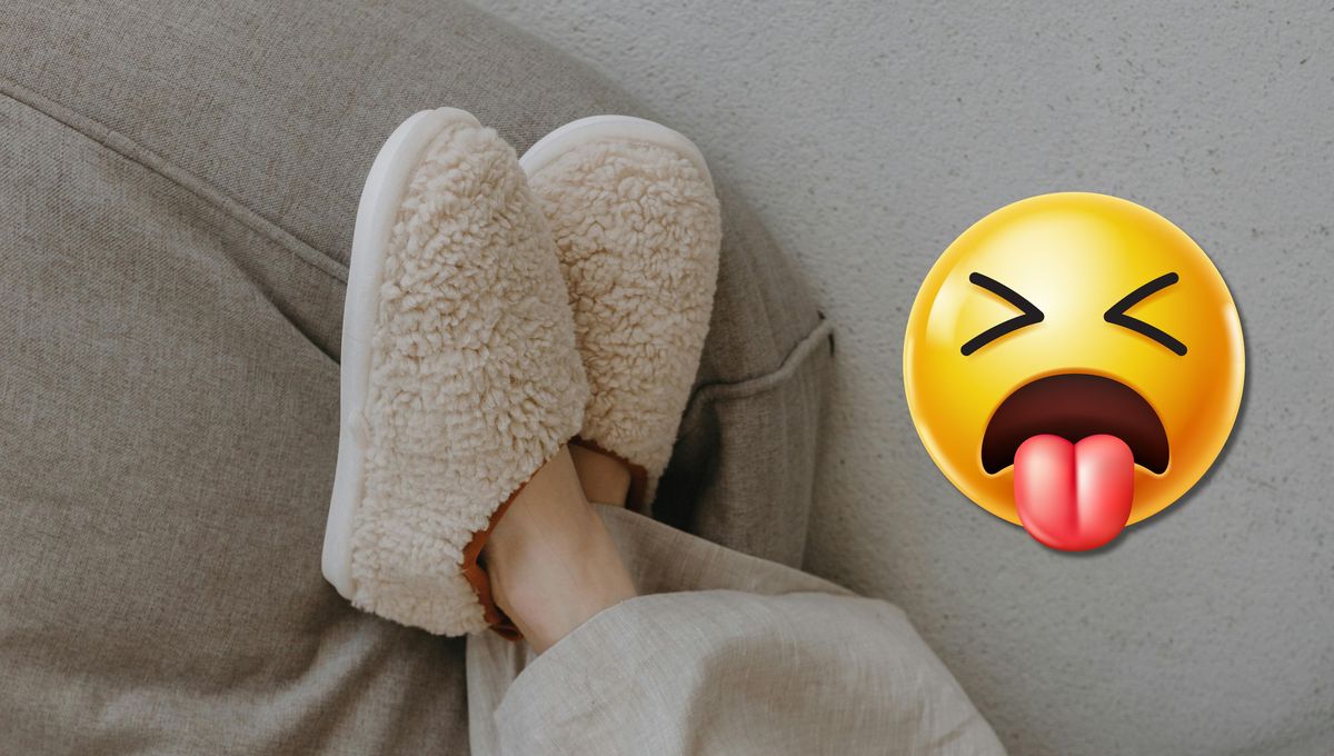 Es un truco perfecto para las pantuflas de peluche Es un truco perfecto para las pantuflas de peluche 