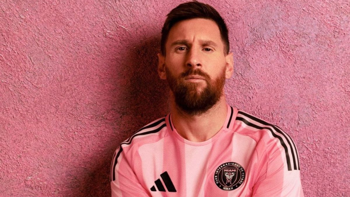 Lionel Messi presentó la nueva camiseta del Inter Miami para la temporada 2025.