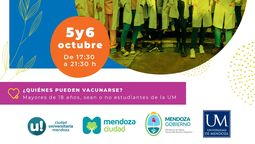 Apertura de un Vacunatorio Móvil contra Covid-19 en la Universidad de Mendoza