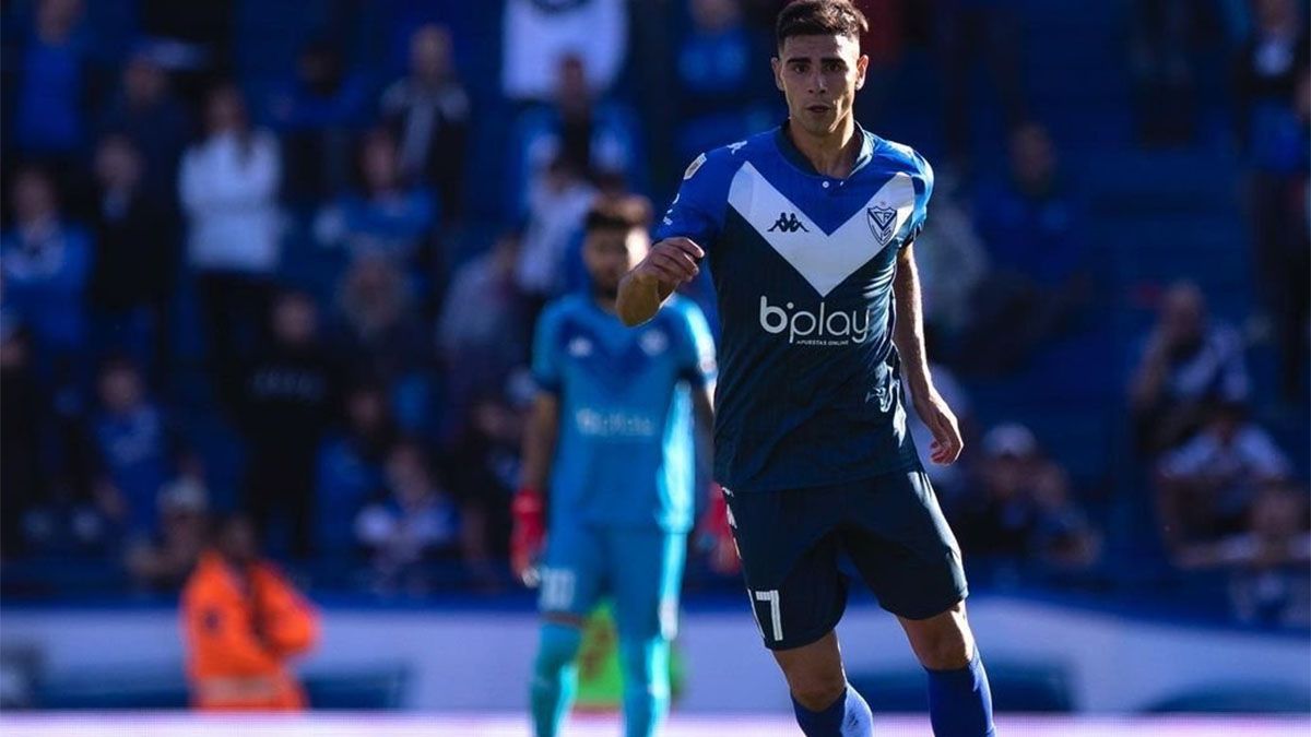 Lautaro Giannetti sufrió una dura lesión en Vélez.